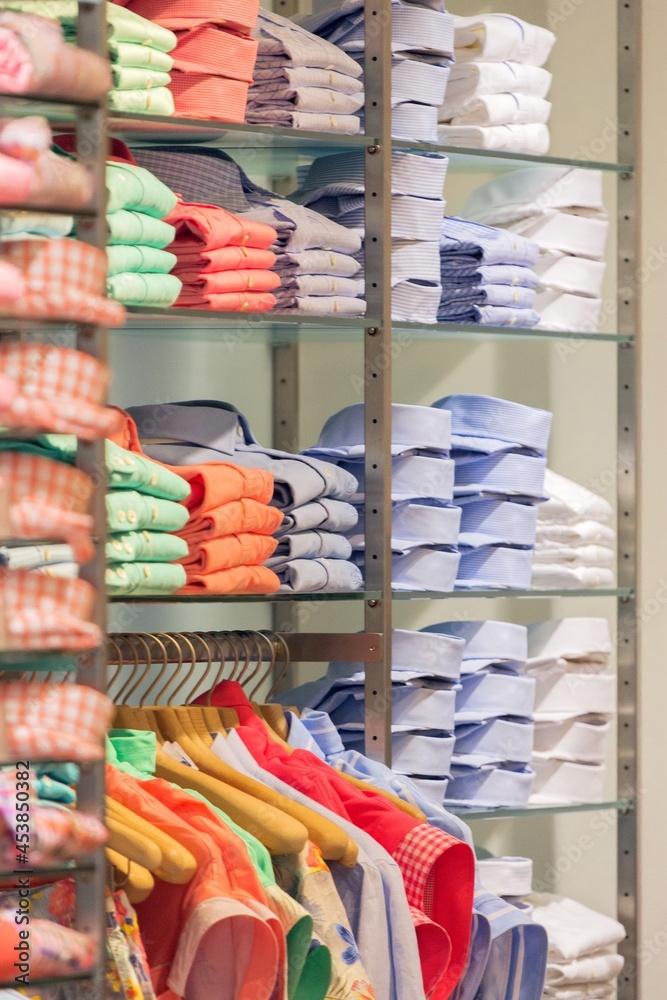 Shirts in a Shop