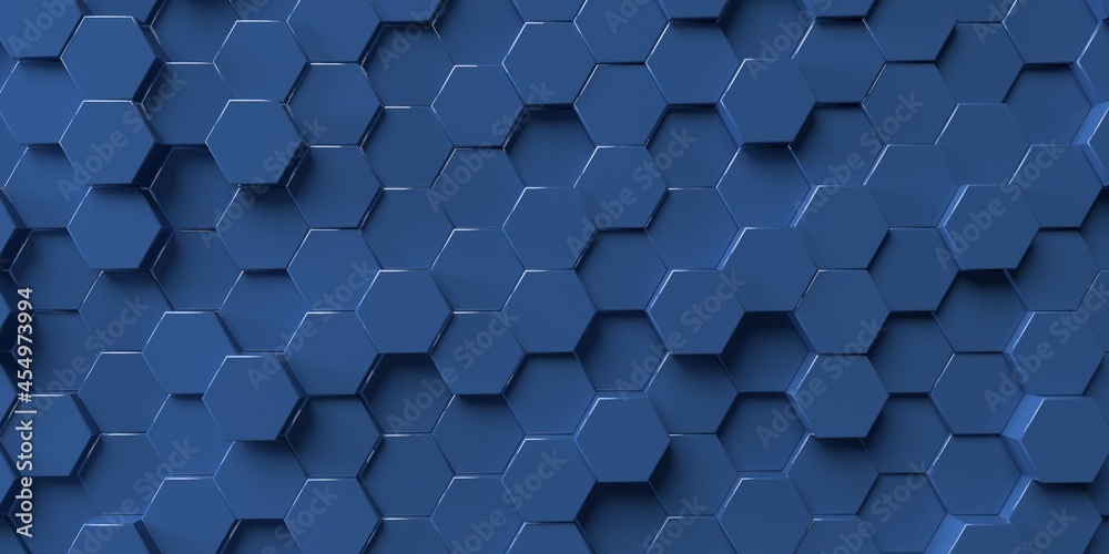 Abstract hexagon geometry background