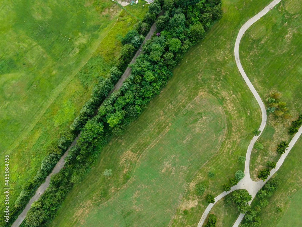 Aerial photography of Qingdao Coastline Golf Course