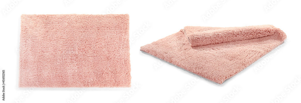 Soft carpet on white background