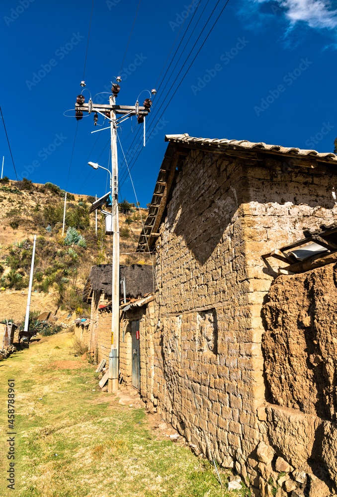 Antacocha, typical Peruvian village in the Andes