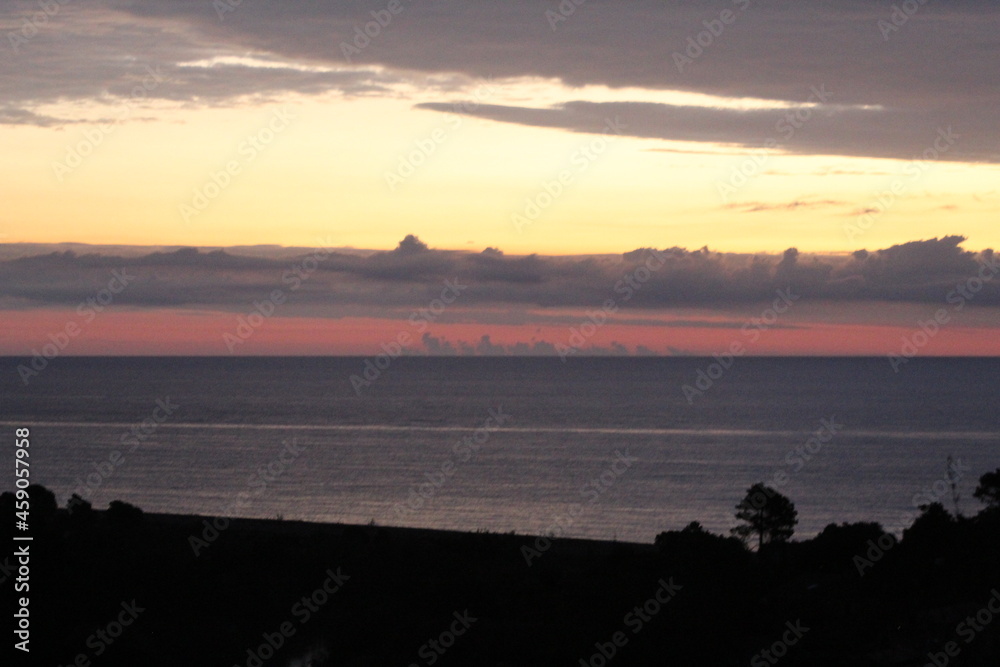 levé de soleil en Corse et couché de soleil