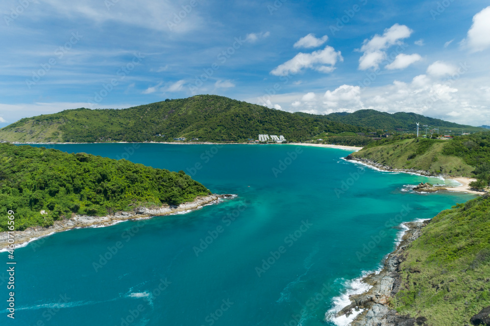 热带海洋美丽的风景泰国普吉岛夏季的安达曼海美丽的旅行回来了