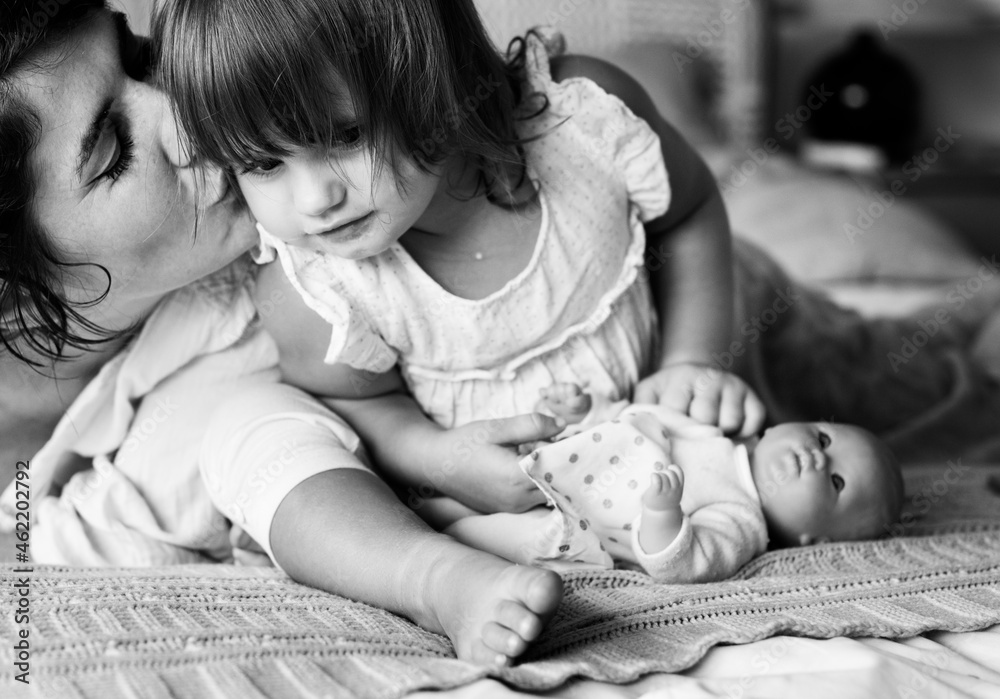 Mother and daughter quality time