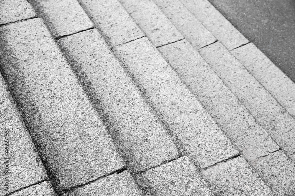 View of stone stairs outdoors