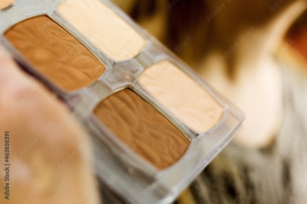 Closeup of Makeup Palette