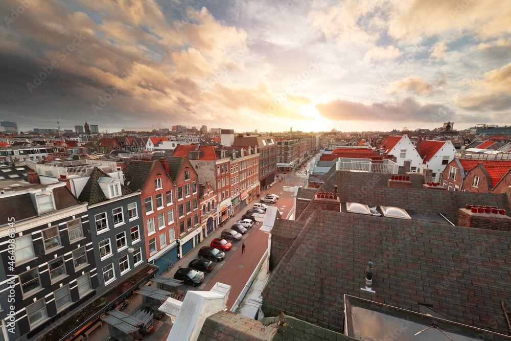 Amsterdam, Netherlands Rooftop View