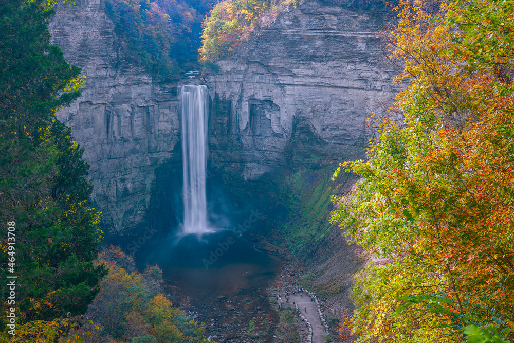 Taughannock Falls in Taughannock Falls State Park.New York.USA