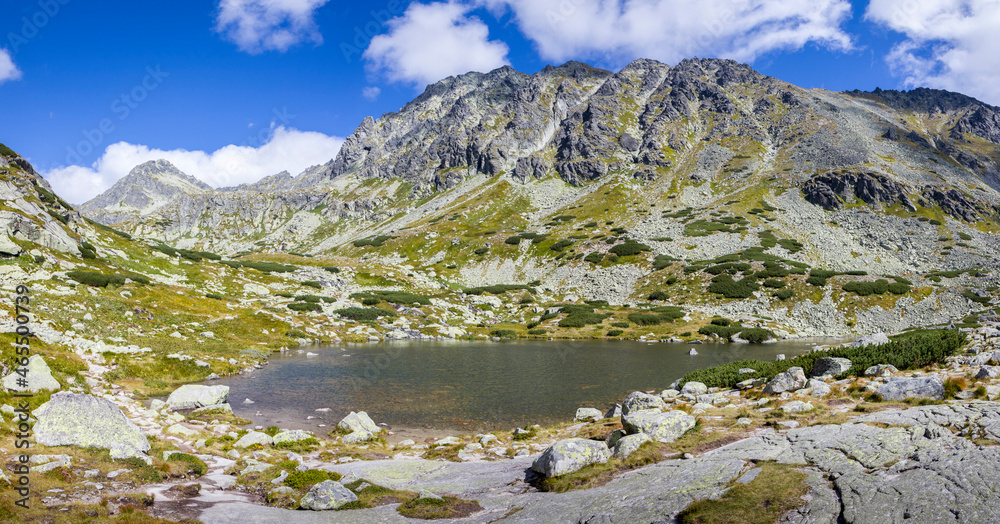 Mountain landscape, Pleso nad Skokom, Vysoke Tatry (High Tatras - Slovakia)