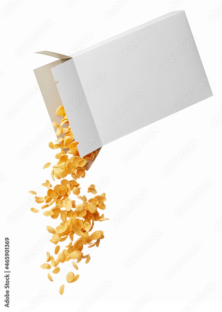 pouring corn flakes