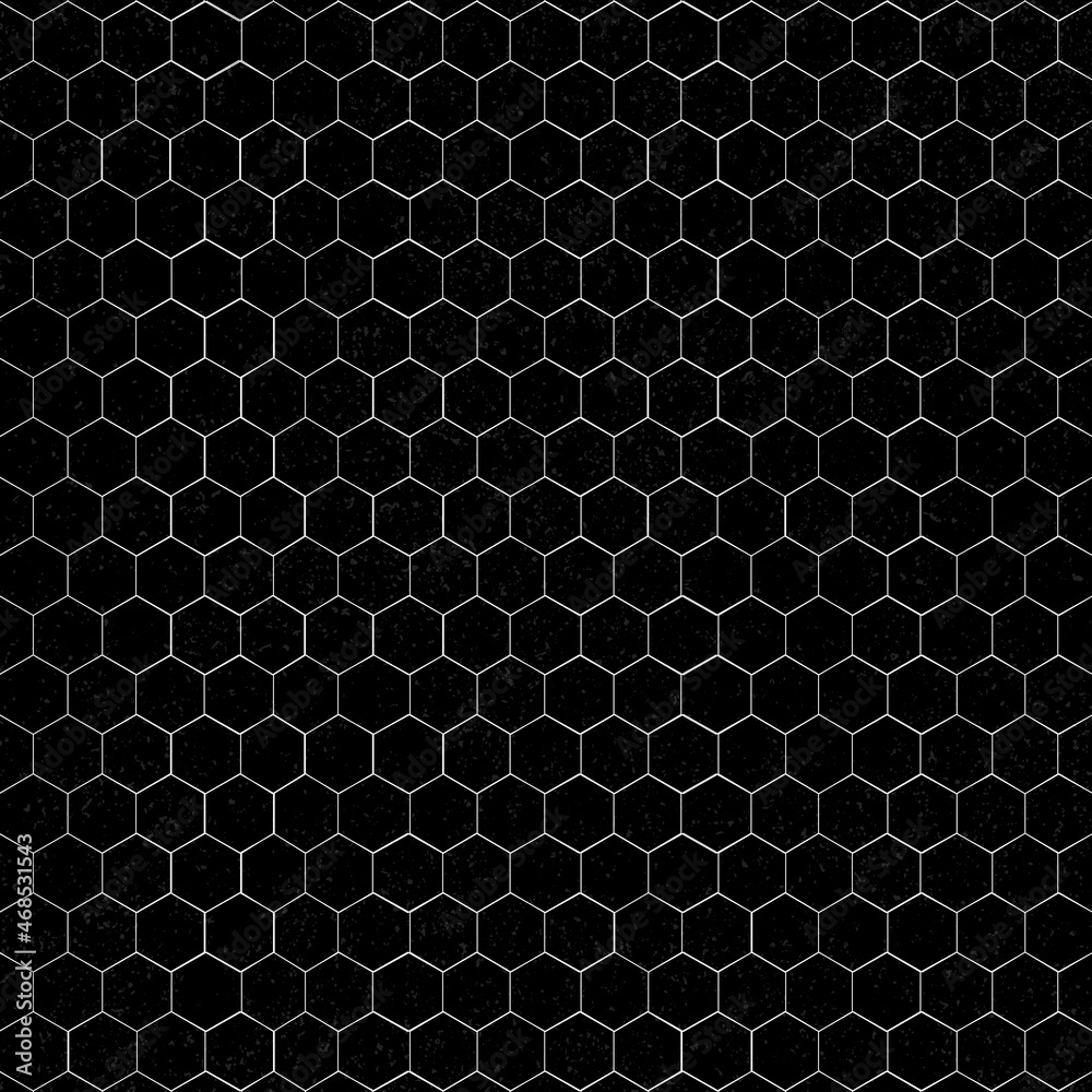 White hexagonal patterned background vector