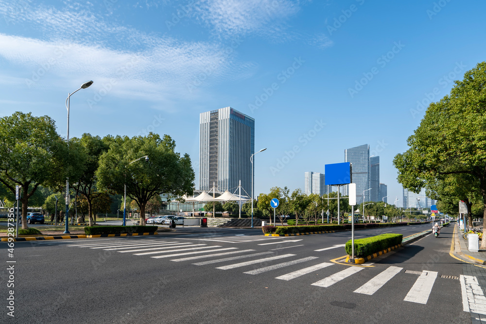 苏州金融区街景