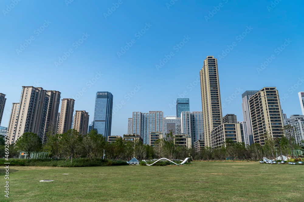 Hefei city park scenery