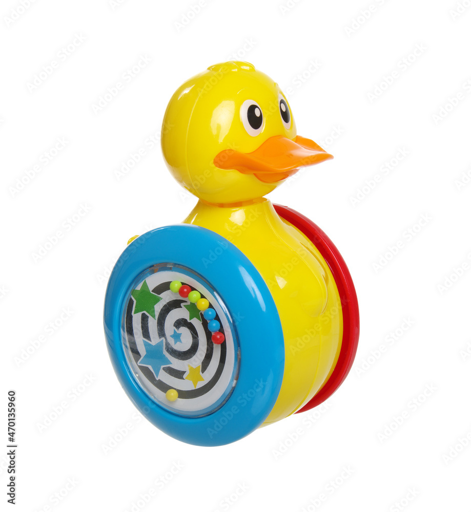  Toy duck isolated on white