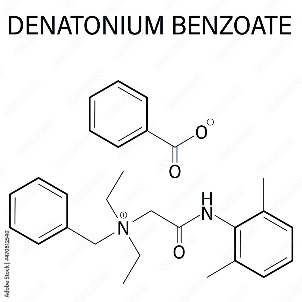 苯甲酸迪纳托铵苦味剂。骨骼配方。
