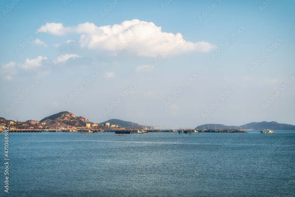 青岛市海岸线风光街景