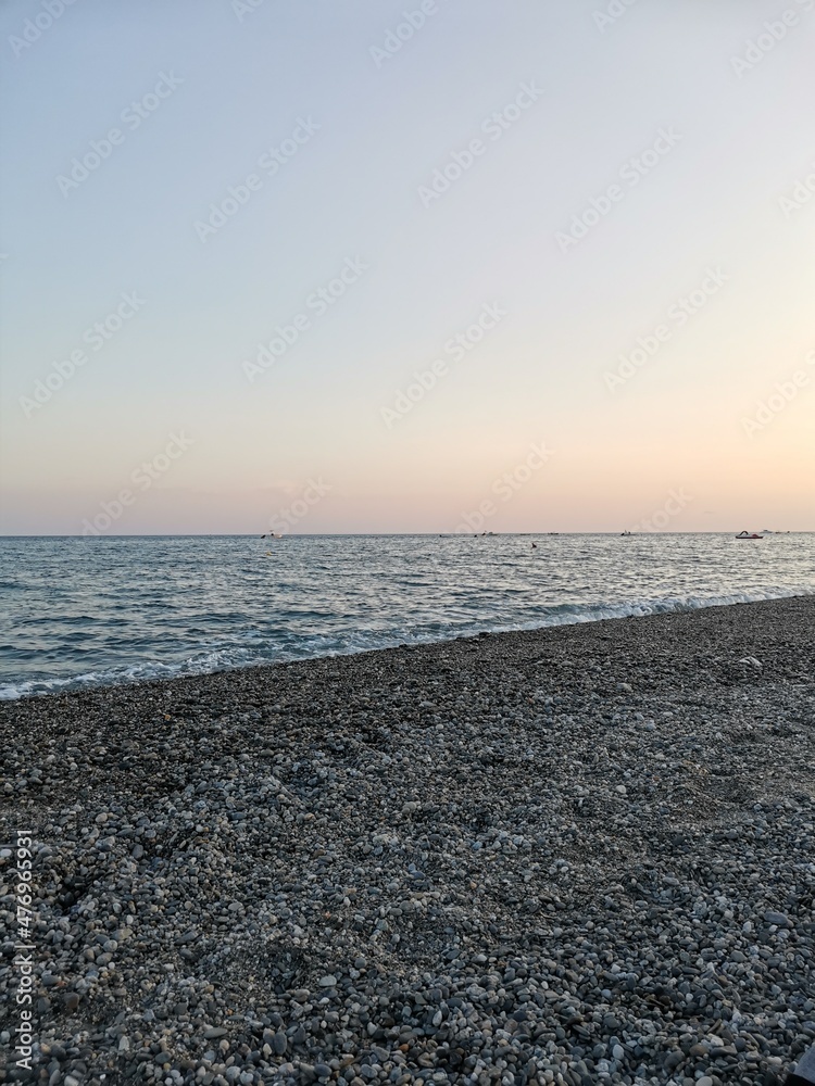 beach at sunset