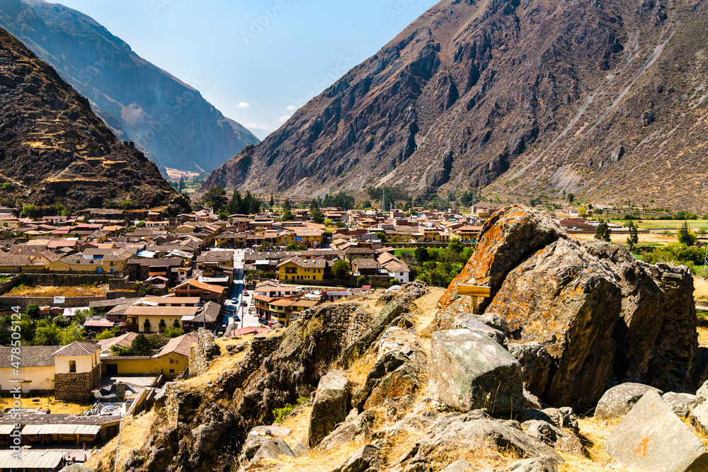 秘鲁圣谷Ollantaytambo印加考古遗址