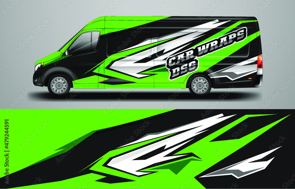 Car Wrap Design Vector Ready Print