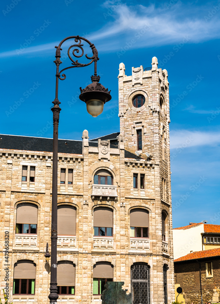 Typical architecture of Leon in Northwest Spain