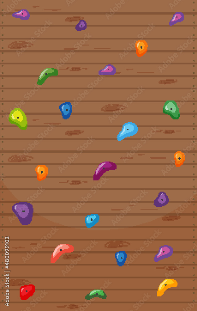 Indoor rock climbing wall background