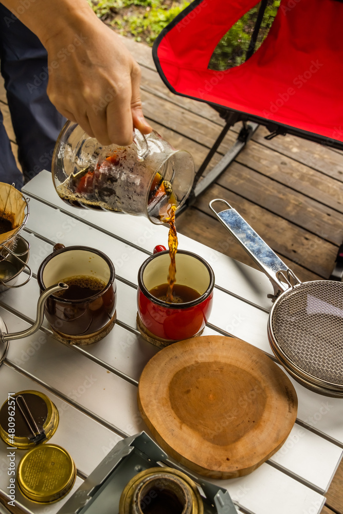  	アウトドアでコーヒー　Authentic coffee to enjoy outdoors