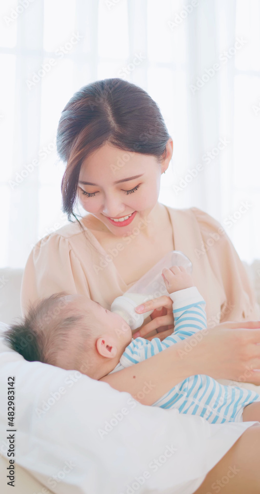 mother with her baby