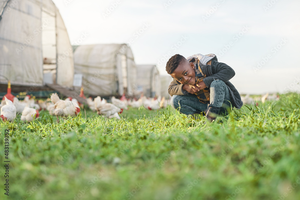 When I grow up I want to be a farmer