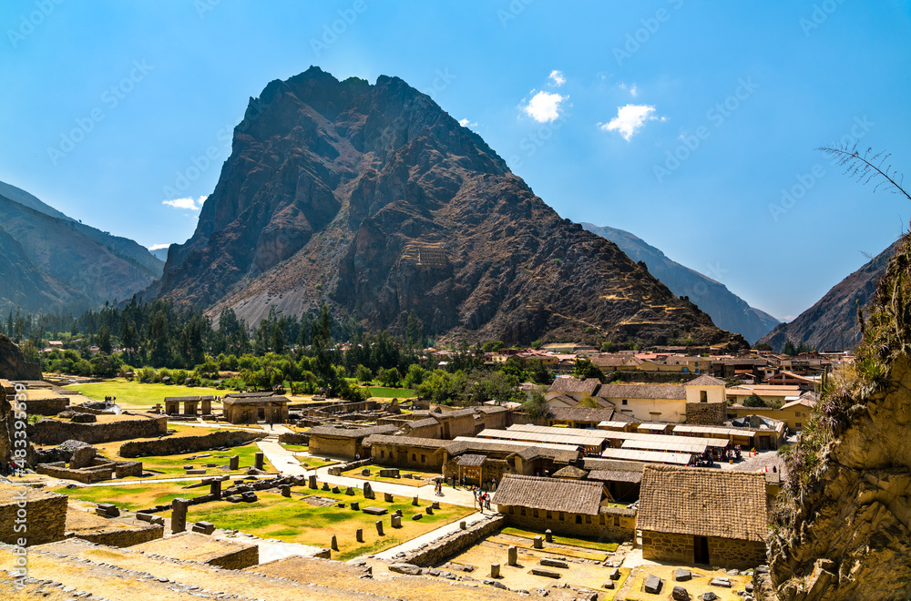 秘鲁圣谷Ollantaytambo印加考古遗址