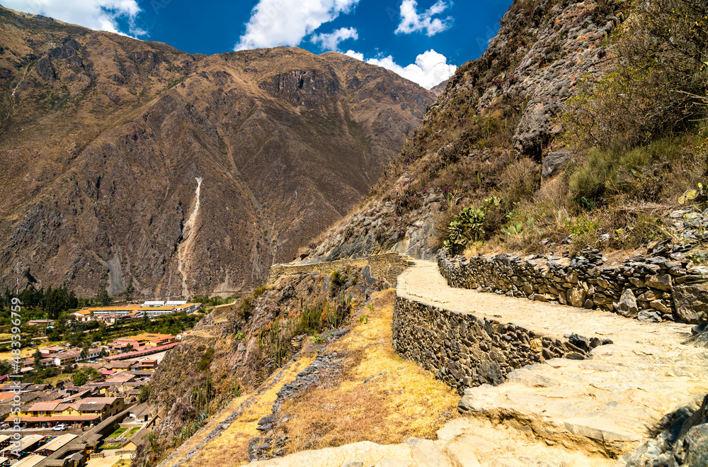 秘鲁圣谷Ollantaytambo印加考古遗址