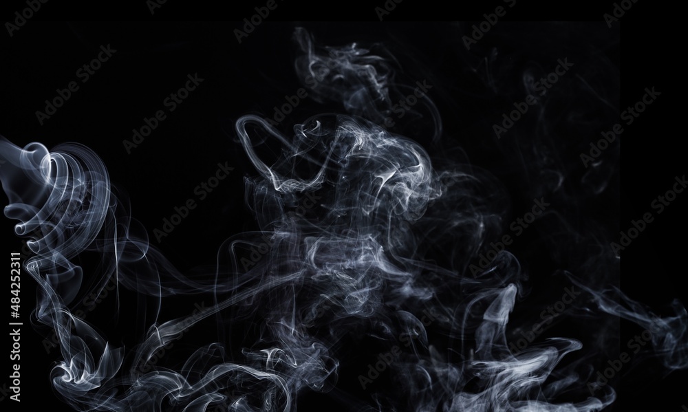 Abstract wallpaper smoke design, dark background design