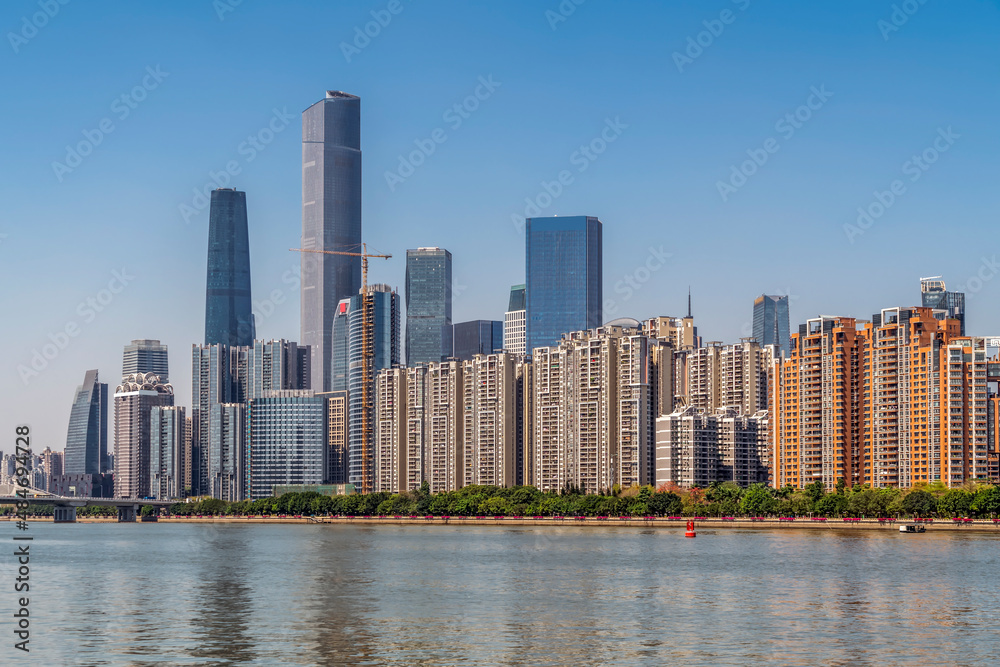 Guangzhou Financial Center Modern Office Building