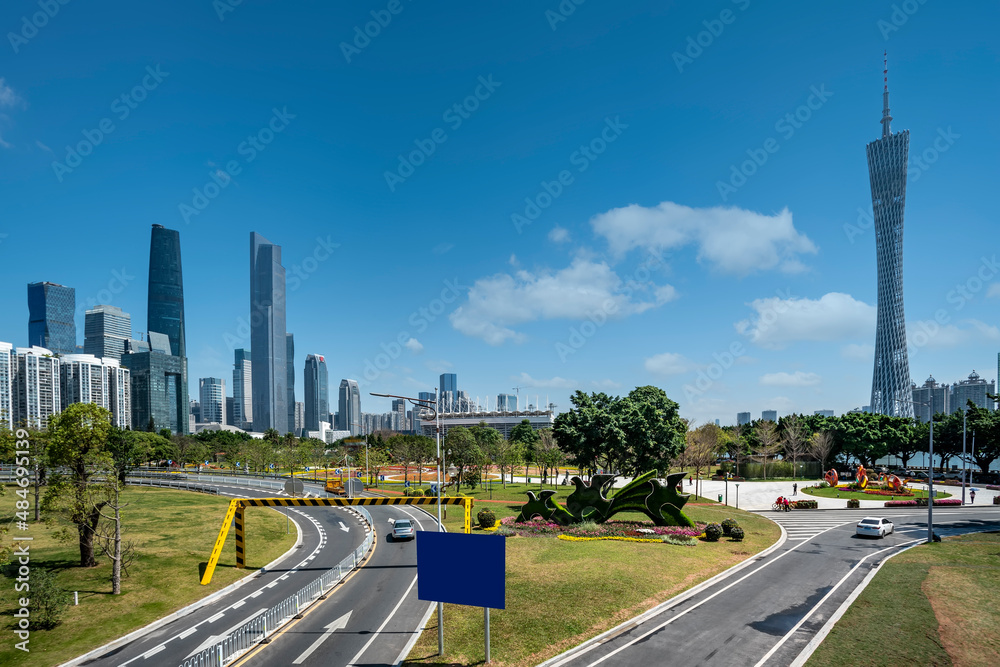 Guangzhou Financial Center Modern Office Building