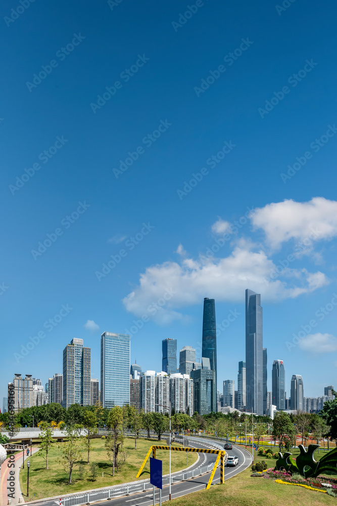 Guangzhou Financial Center Modern Office Building