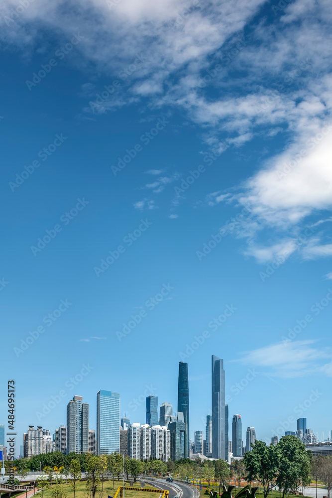 Guangzhou Financial Center Modern Office Building