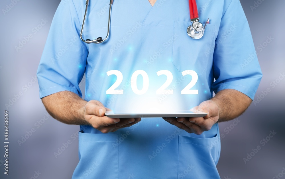 The doctor supports the numbers of the new 2022 year.