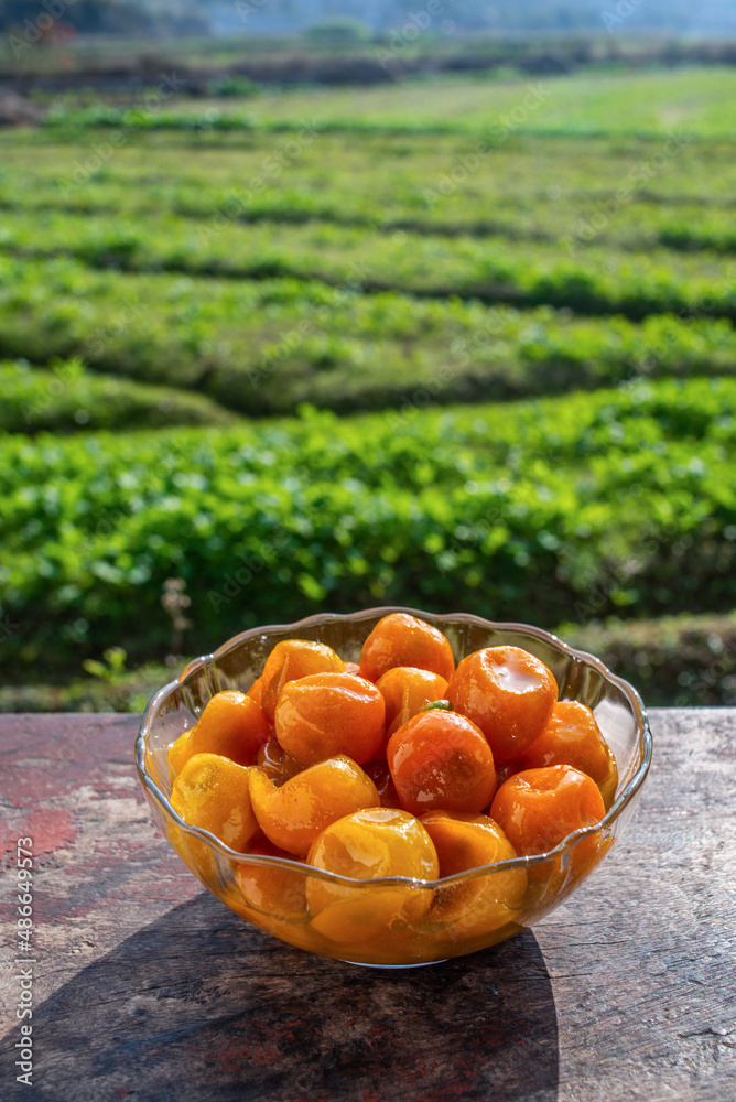 Chinese delicious snack kumquat candied fruit