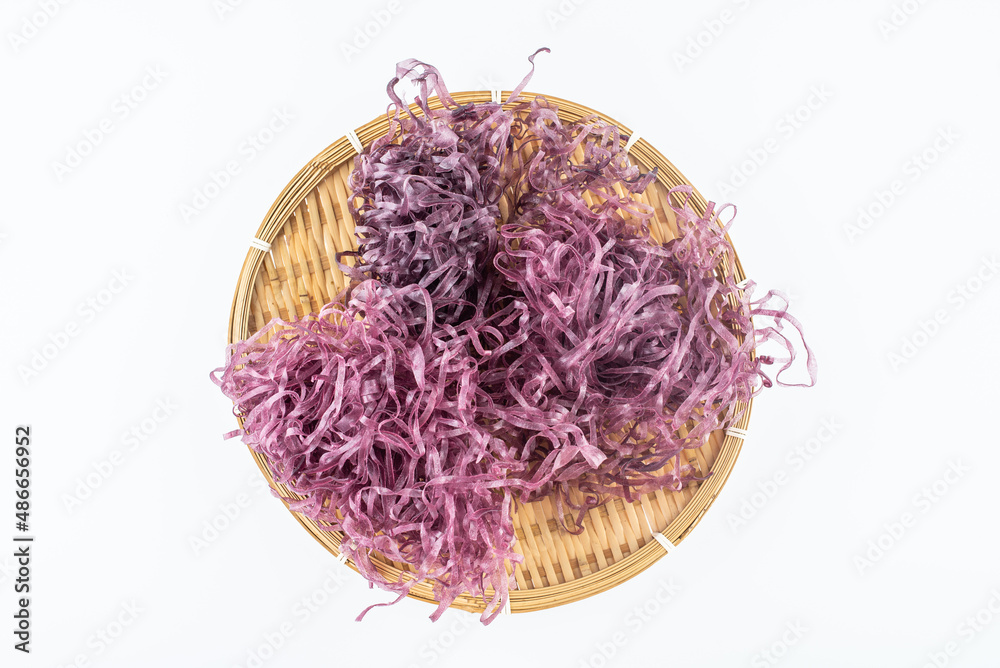 Chinese Hunan specialty food purple potato vermicelli