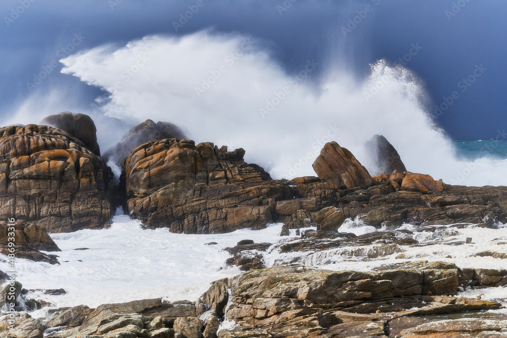 Rocher de St Gué Tempête