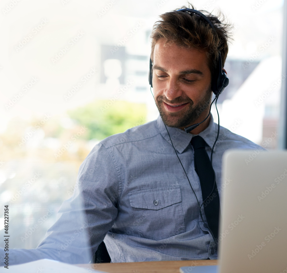 No one said success would be easy. Cropped shot of a handsome young businessman in his office.