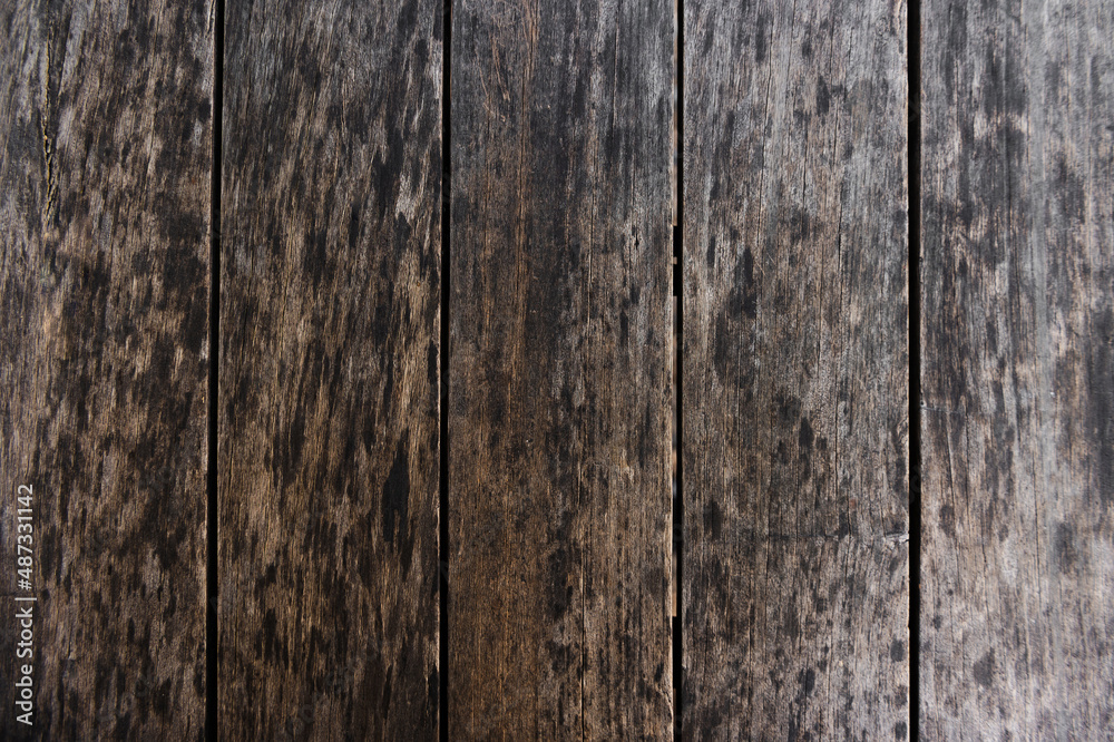 Drunge dark textured wood background Copy space background. .