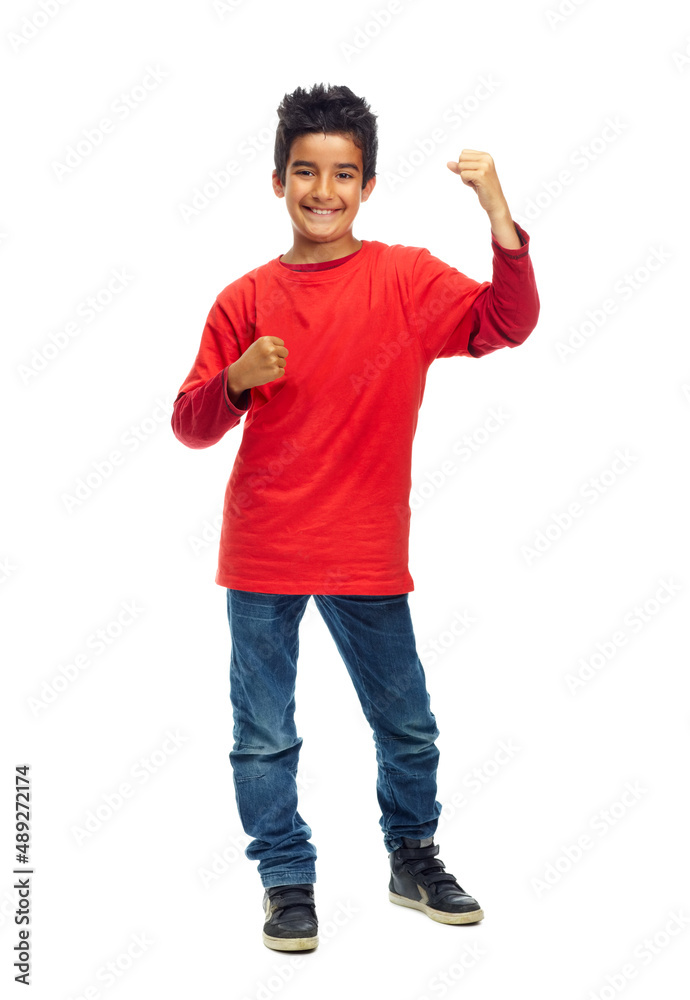 Boys got style. Studio shot of a young boy isolated on white.