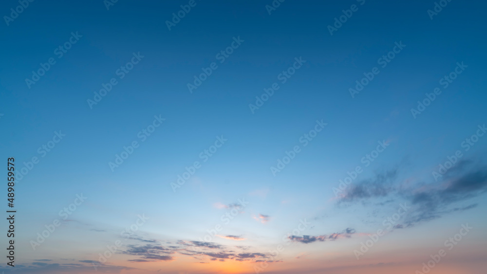 户外天空晚霞景观