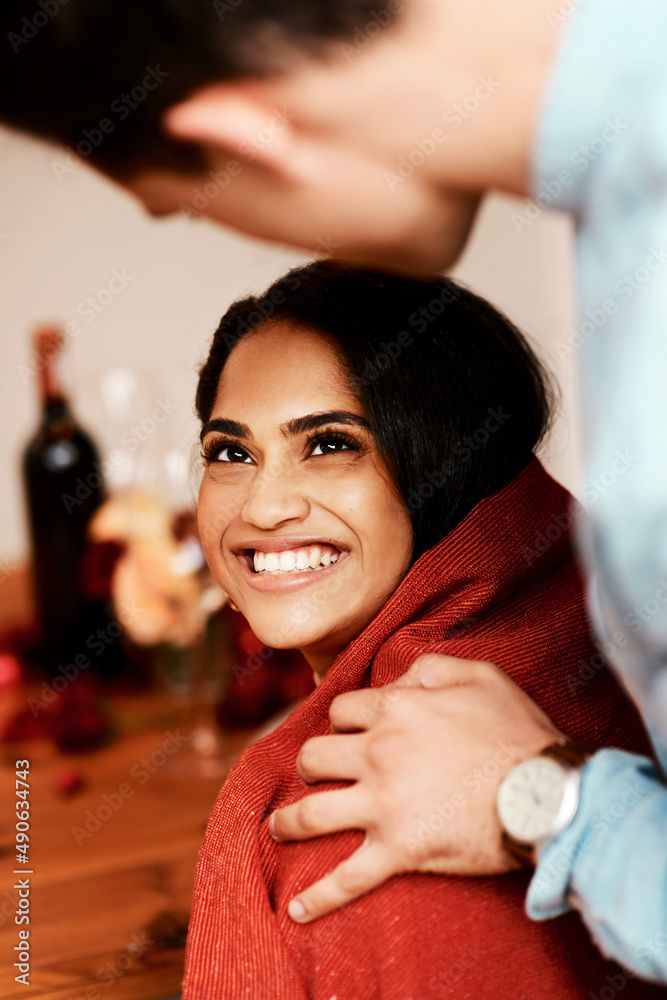 My love will forever keep you warm. Cropped shot of young people in a restaurant.