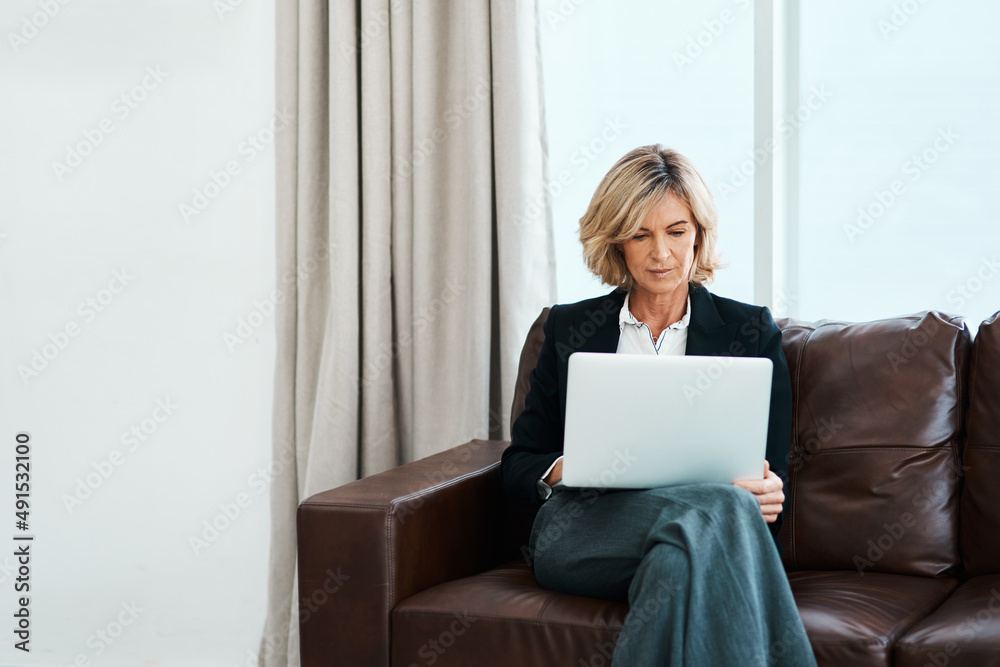 Keep up to date on the latest trends in psychotherapy. Shot of a mature psychologist sitting on a so