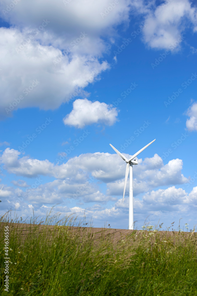 Windmill. Windmill - real alternative energy.