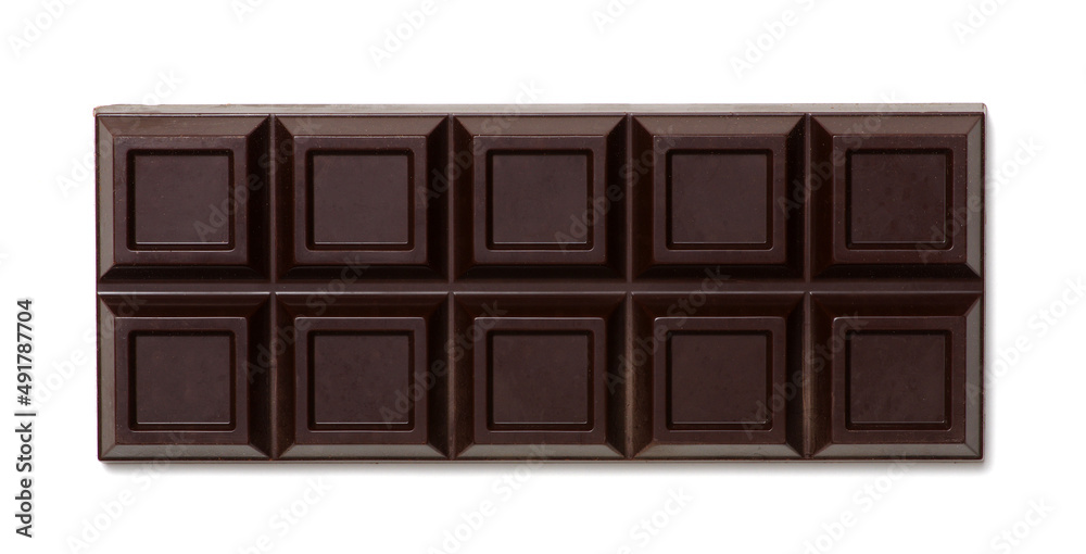 close up a chocolate bar