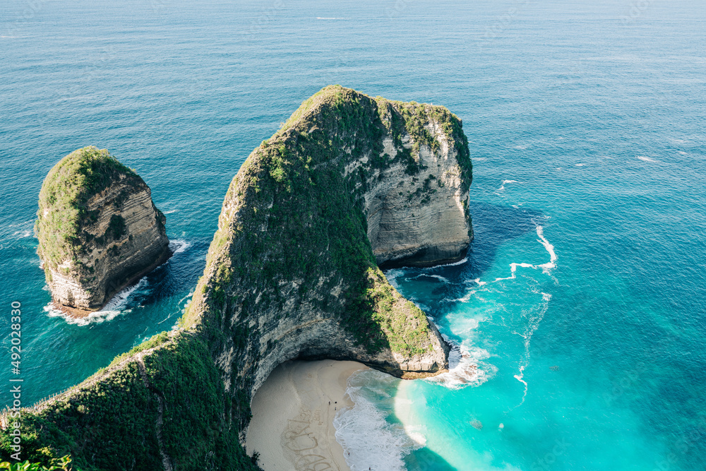 Amazing Nusa Penida beach and crystal blue water