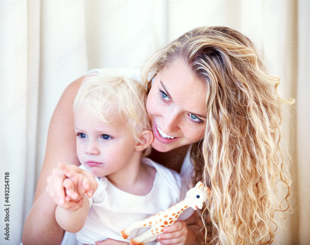 The love of my life -My son. Cropped shot of an affectionate young mother with her baby boy.