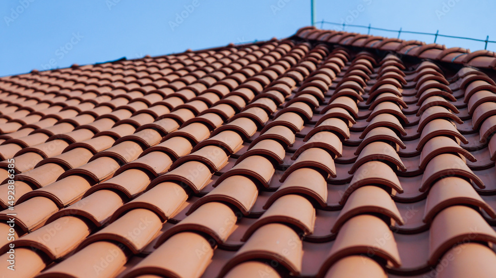 tiles on roof